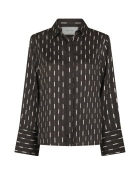 Neo Noir - Mistan Print Shirt Dark Brown