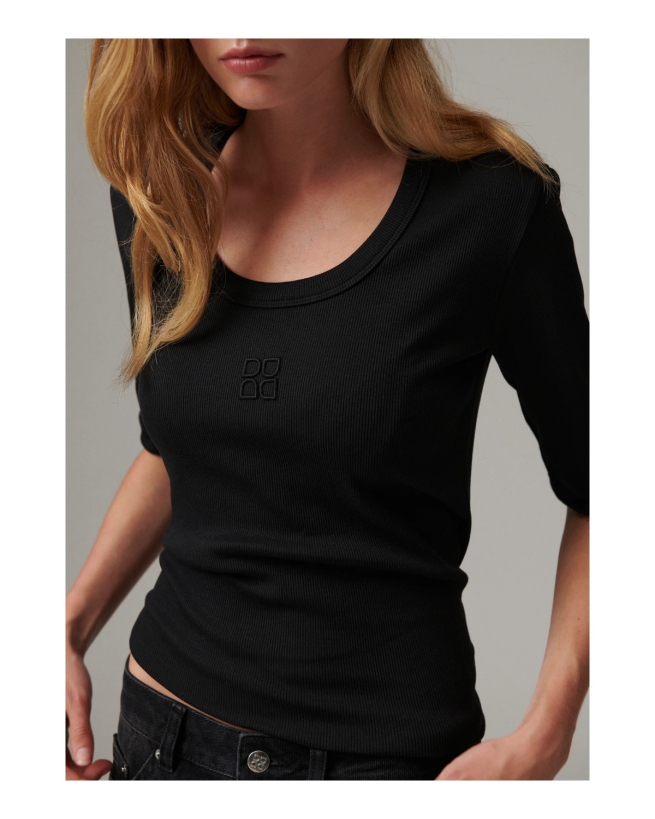 DAY Birger et Mikkelsen - DAY Ribbed T-shirt Black