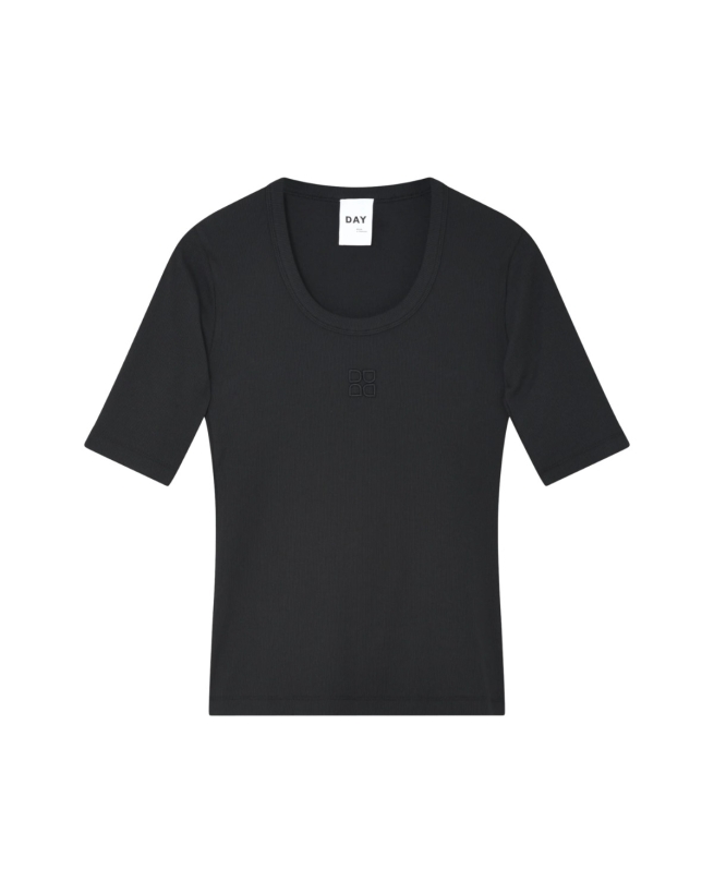 DAY Birger et Mikkelsen - DAY Ribbed T-shirt Black