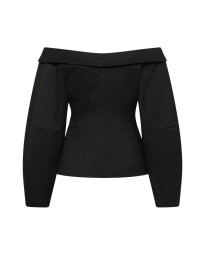 Gestuz - Off-Shoulder Blazer Black Gestuz - Off-Shoulder Blazer Black