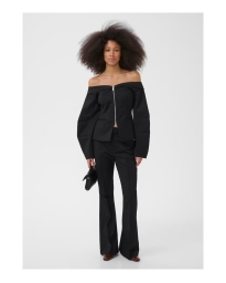 Gestuz - Off-Shoulder Blazer Black Gestuz - Off-Shoulder Blazer Black