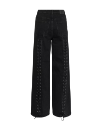 Gestuz - Wide Leg Jeans Dark Grey Washed / Black Gestuz - Wide Leg Jeans Dark Grey Washed / Black