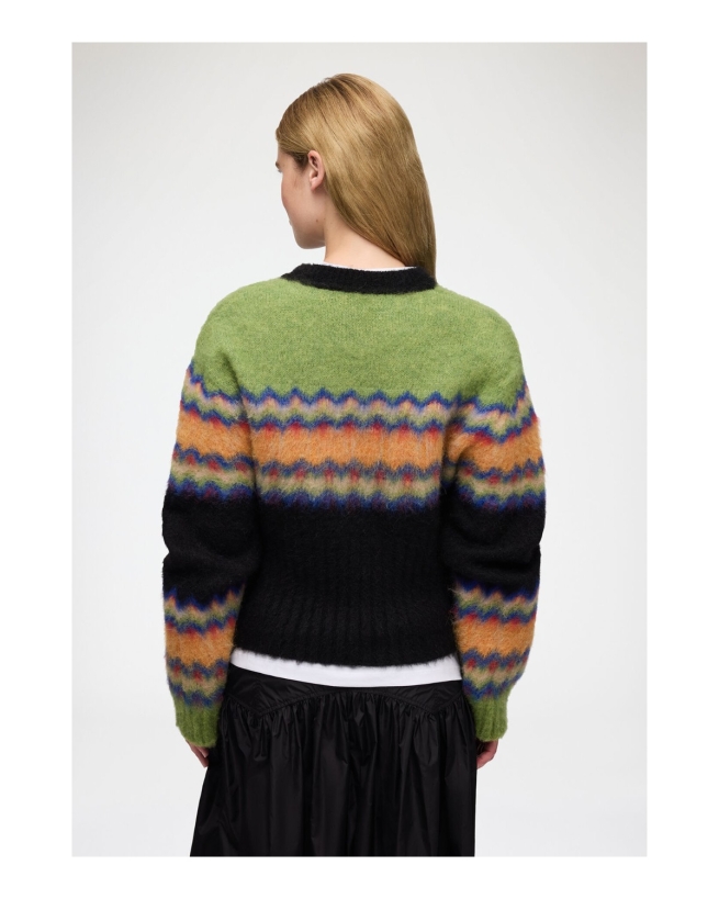 Ganni - Fair Isle Striktrøje