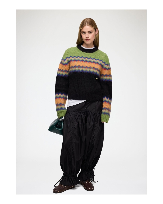 Ganni - Fair Isle Striktrøje