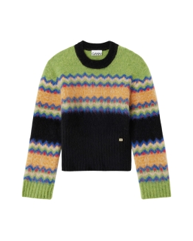 Ganni - Fair Isle Striktrøje