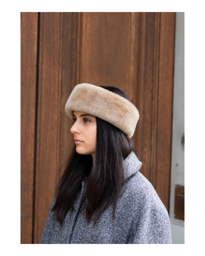 Beck Søndergaard - DORA SHEARLING PANDEBÅND
