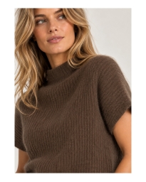 Notyz - Cashmere Raccoon Strikbluse Notyz - Cashmere Raccoon Strikbluse