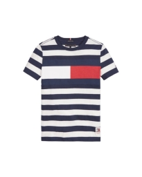 Tommy Hilfiger Kids - STRIPE LOGO T-SHIRT