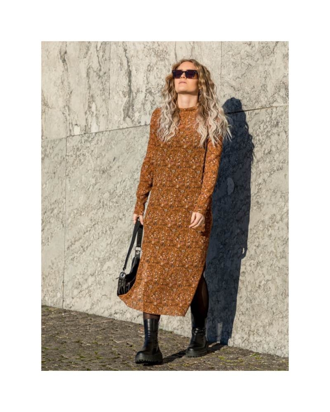 VOGUE FLOWER DRESS Neo Noir Køb til kvinder