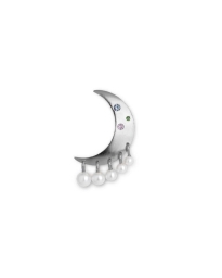 Jane Kønig - PEARL MOON EARRING